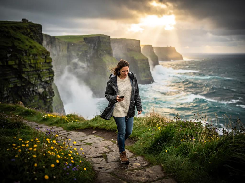 Destino de viaje Irlanda - Compra eSIM Irlanda para internet móvil