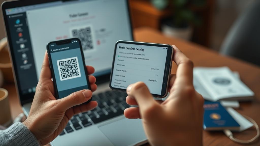 Instalación de una eSIM de viaje en un móvil escaneando un código QR